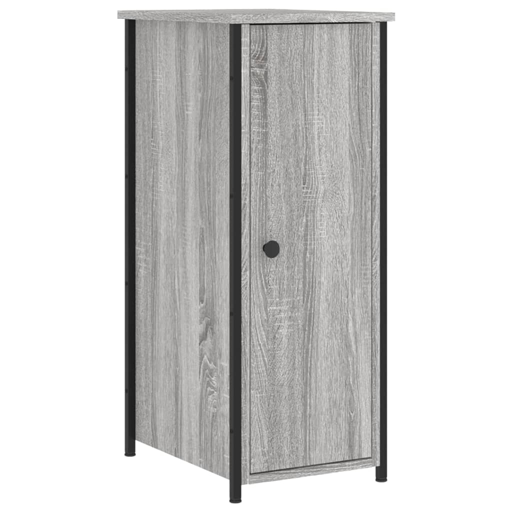 Tables de chevet 2 pcs sonoma gris 32x42x80cm bois d'ingénierie - XIOS