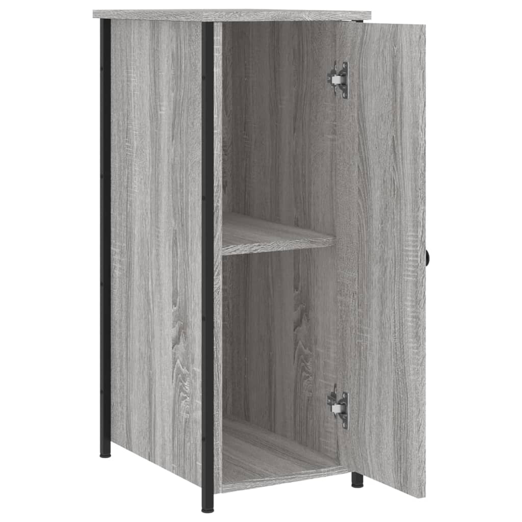 Tables de chevet 2 pcs sonoma gris 32x42x80cm bois d'ingénierie - XIOS