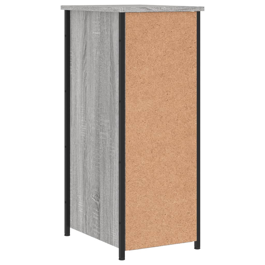 Tables de chevet 2 pcs sonoma gris 32x42x80cm bois d'ingénierie - XIOS