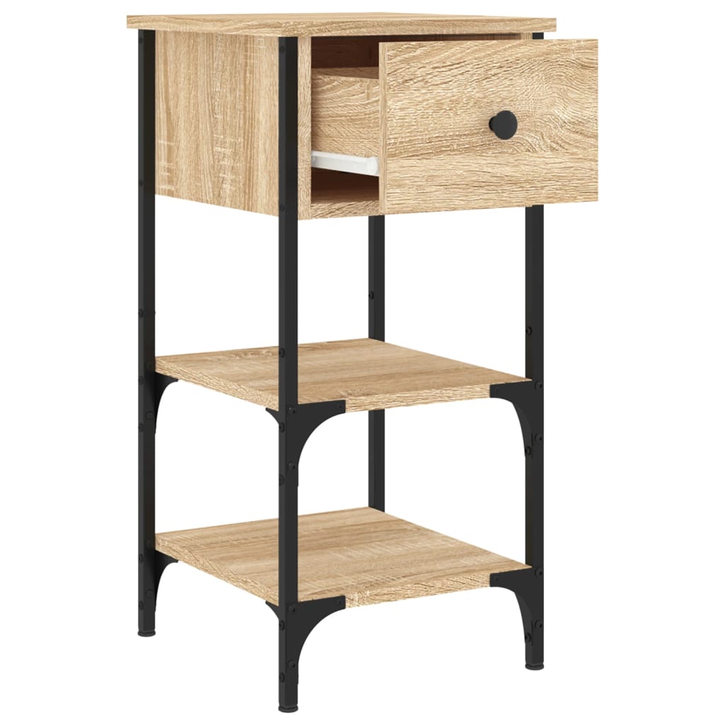 Tables de chevet 2 pcs chêne sonoma 34x36x70 cm bois ingénierie - XIOS