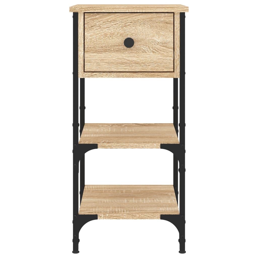 Tables de chevet 2 pcs chêne sonoma 34x36x70 cm bois ingénierie - XIOS