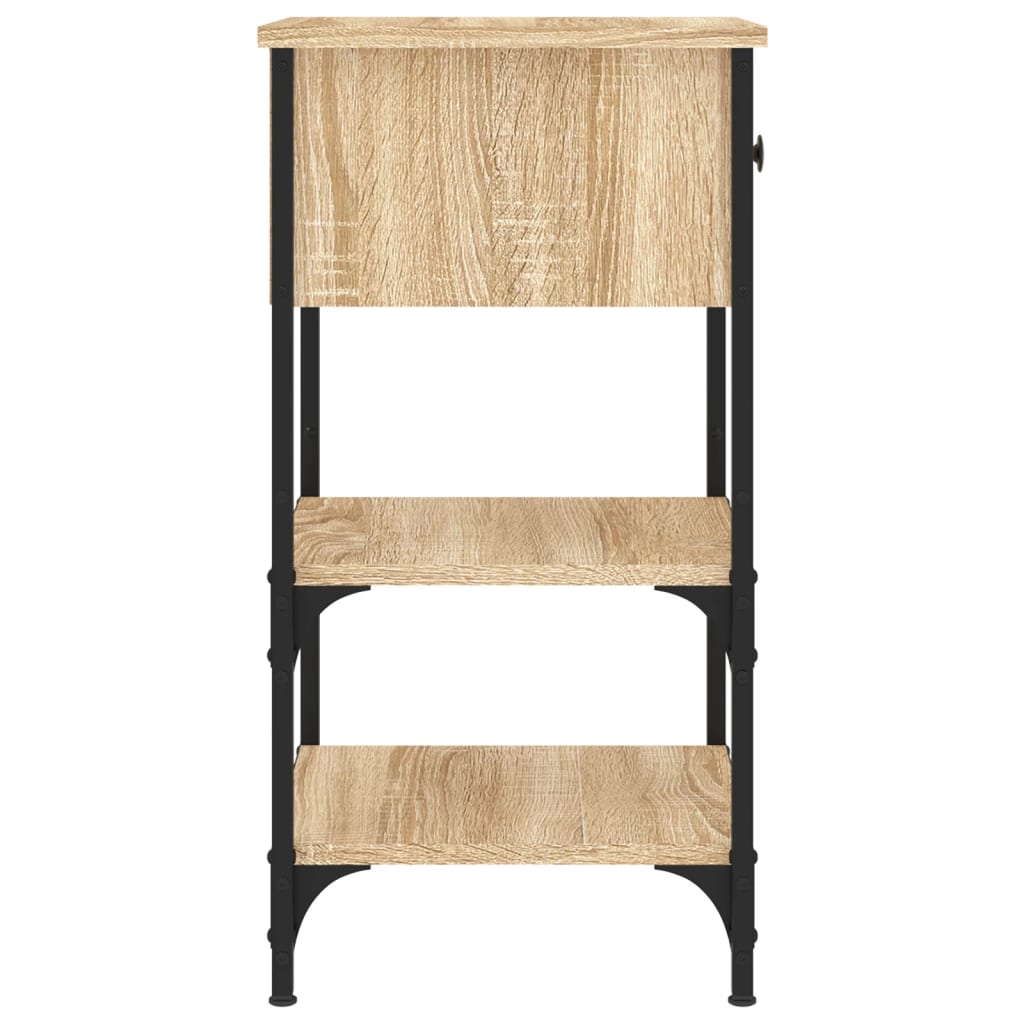 Tables de chevet 2 pcs chêne sonoma 34x36x70 cm bois ingénierie - XIOS