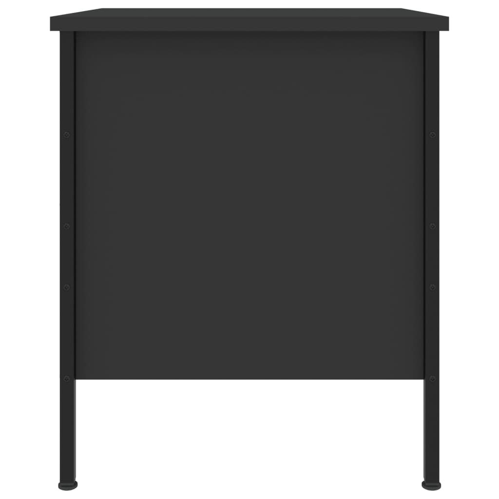 Tables de chevet 2 pcs noir 40x42x50 cm bois d’ingénierie - XIOS