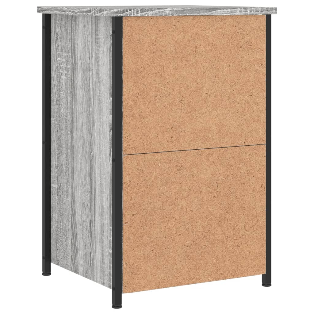 Tables de chevet 2 pcs sonoma gris 40x36x60cm bois d'ingénierie - XIOS