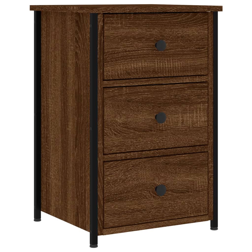 Tables de chevet 2pcs chêne marron 40x36x60cm Bois d'ingénierie - XIOS