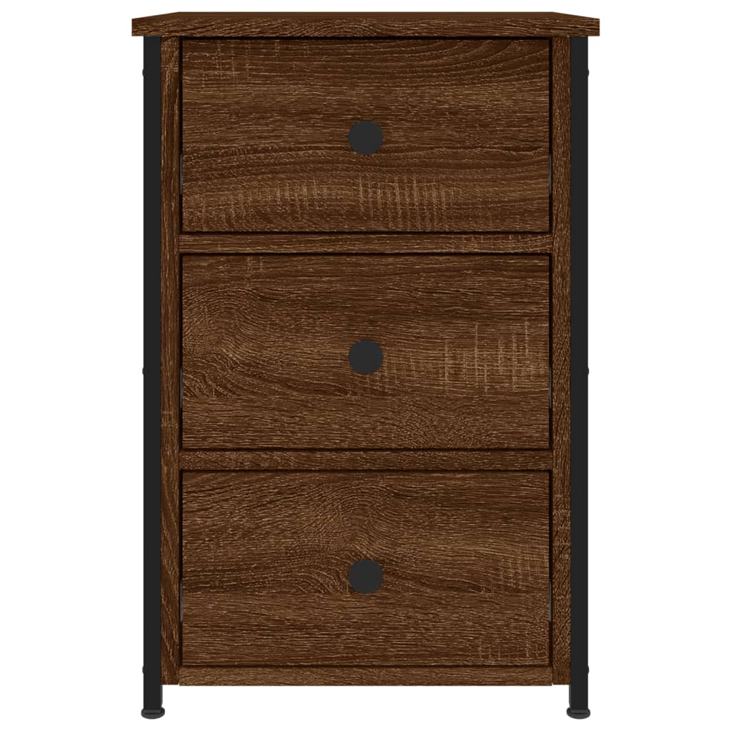 Tables de chevet 2pcs chêne marron 40x36x60cm Bois d'ingénierie - XIOS