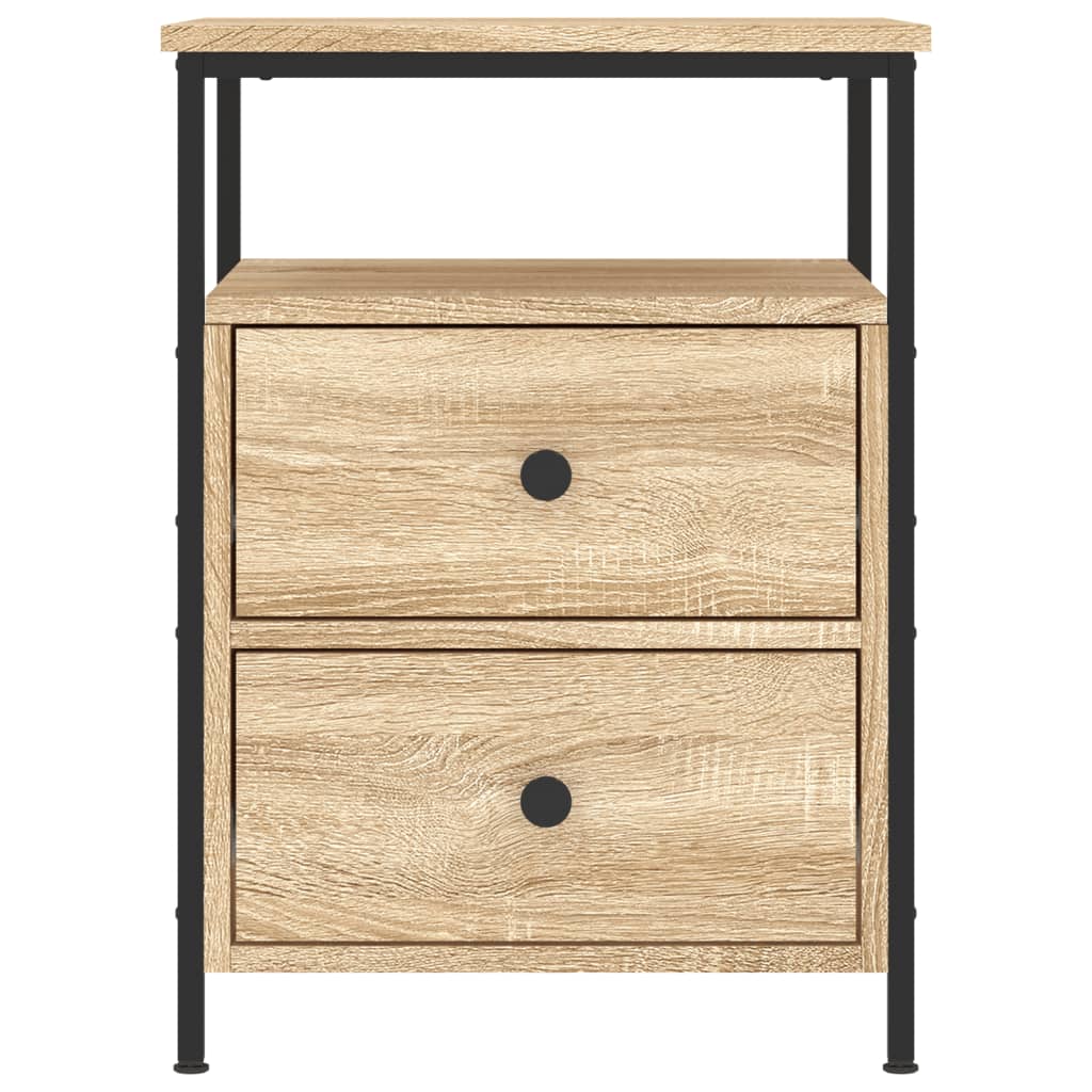 Table de chevet chêne sonoma 44x45x60 cm bois d'ingénierie - XIOS
