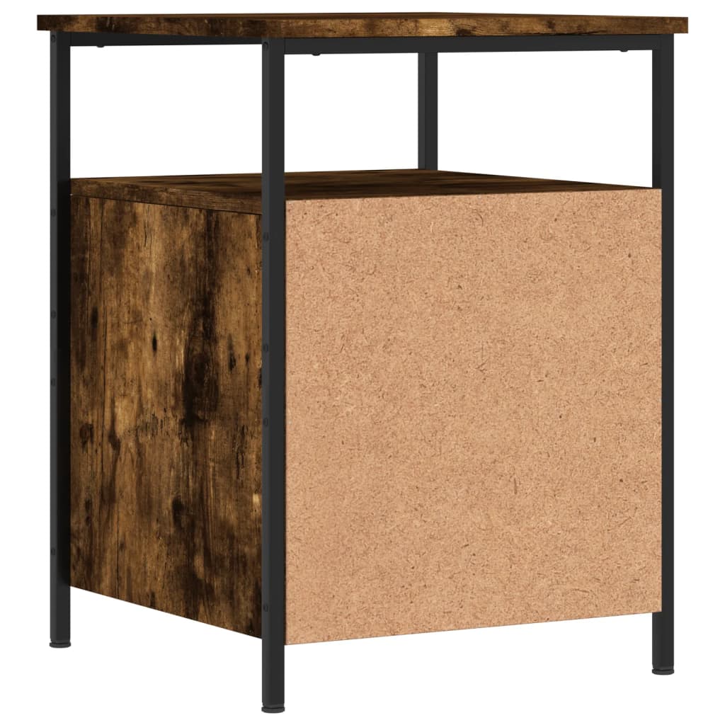 Tables de chevet 2 pcs chêne fumé 44x45x60 cm bois ingénierie - XIOS