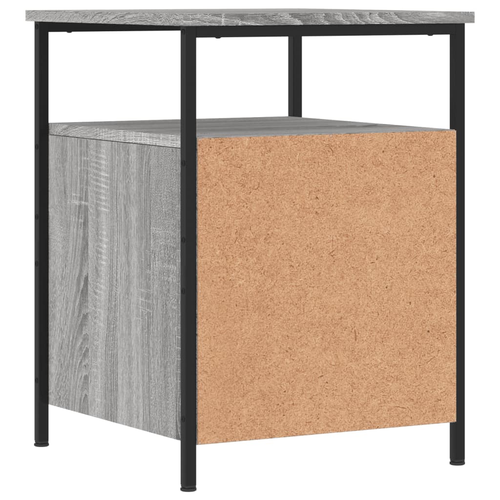 Table de chevet sonoma gris 44x45x60 cm bois d'ingénierie - XIOS