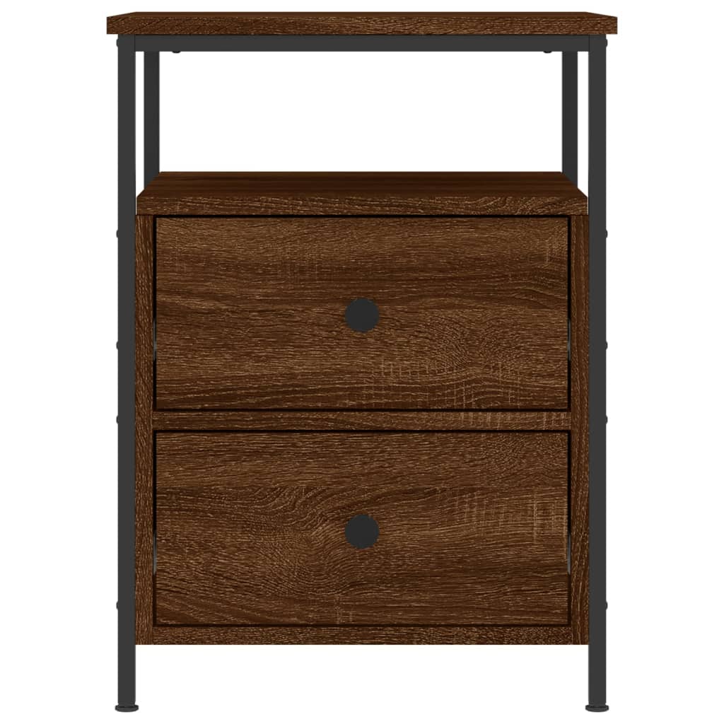 Tables de chevet 2 pcs chêne marron 44x45x60 cm bois ingénierie - XIOS