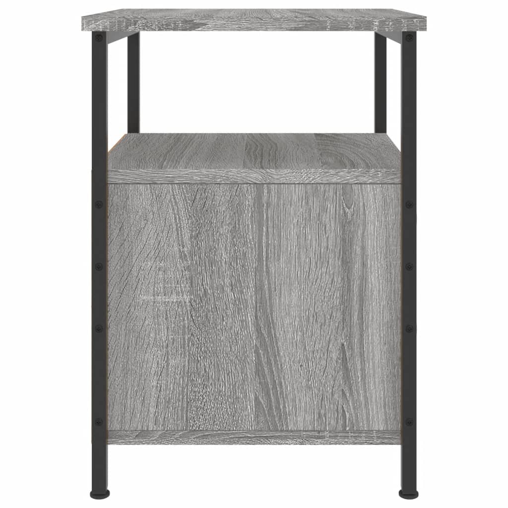 Tables de chevet 2 pcs sonoma gris 34x35,5x50cm bois ingénierie - XIOS