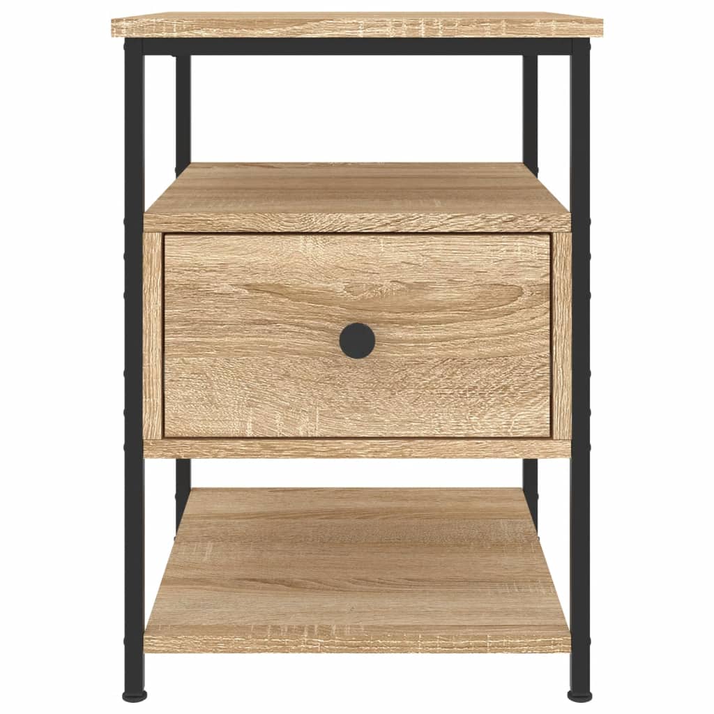 Table de chevet chêne sonoma 40x42x56 cm bois d'ingénierie - XIOS
