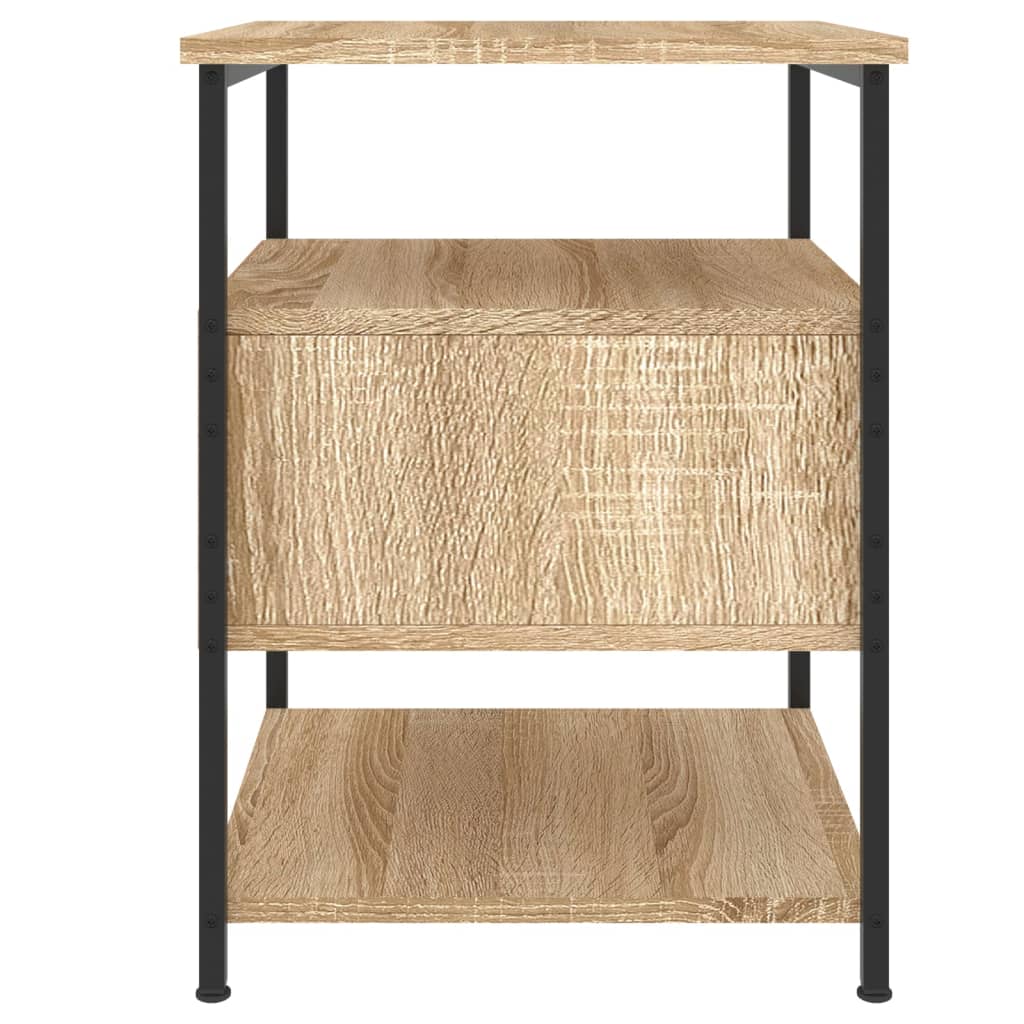 Table de chevet chêne sonoma 40x42x56 cm bois d'ingénierie - XIOS