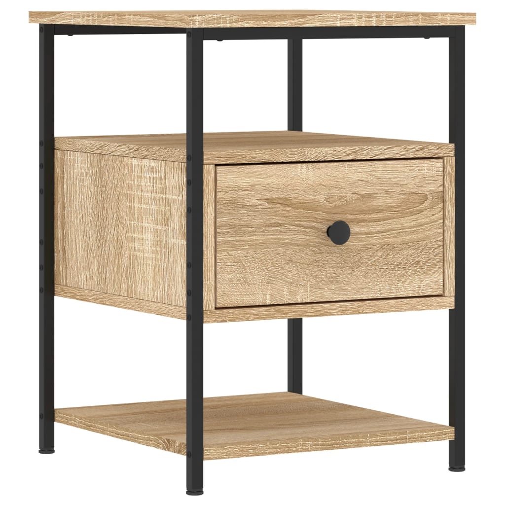Tables de chevet 2 pcs chêne sonoma 40x42x56 cm bois ingénierie - XIOS