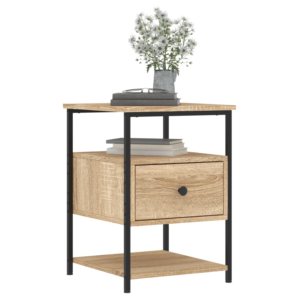 Tables de chevet 2 pcs chêne sonoma 40x42x56 cm bois ingénierie - XIOS