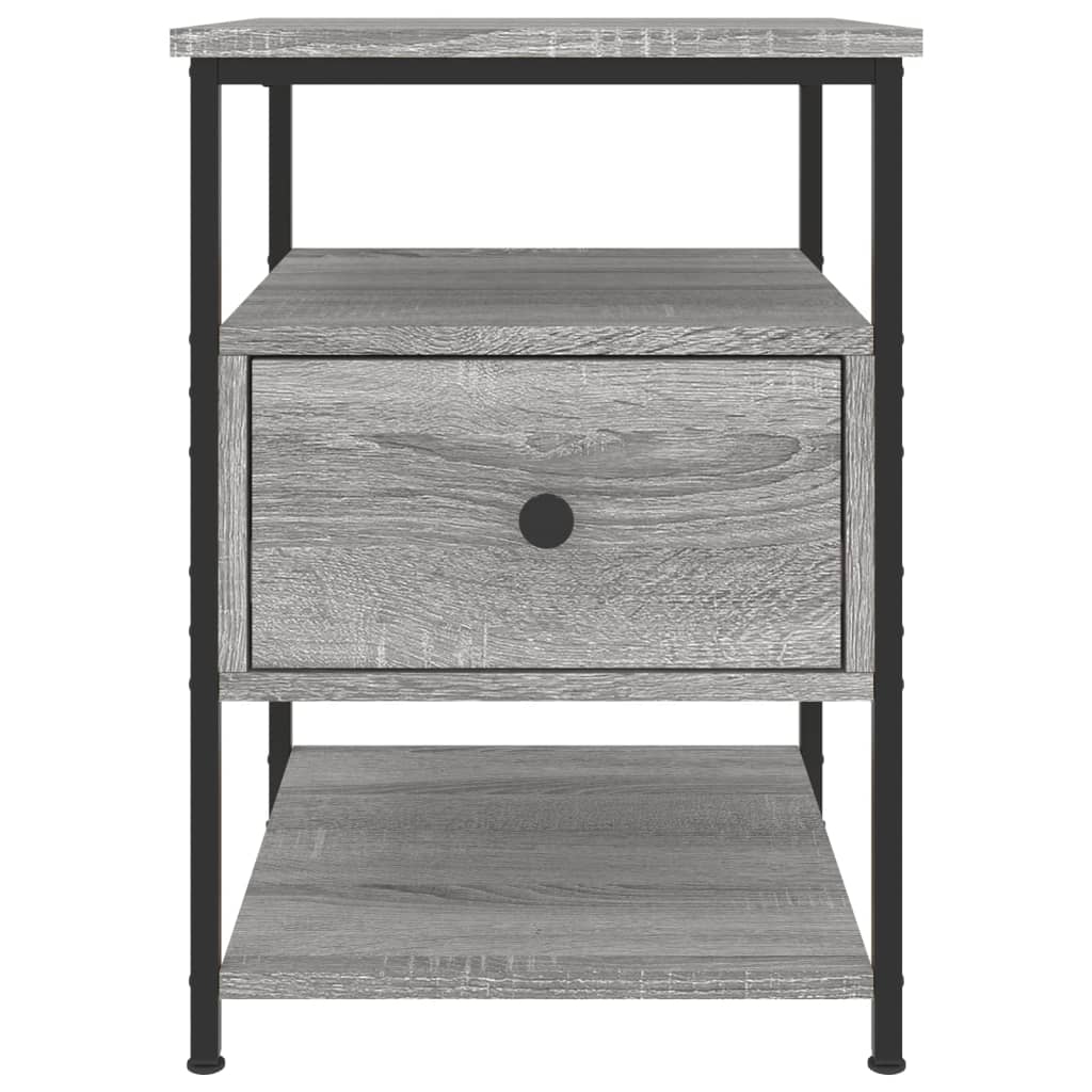 Tables de chevet 2 pcs sonoma gris 40x42x56cm bois d'ingénierie - XIOS