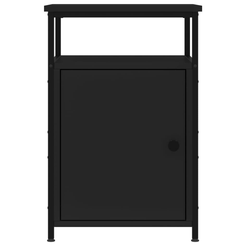 Tables de chevet 2 pcs noir 40x42x60 cm bois d'ingénierie - XIOS