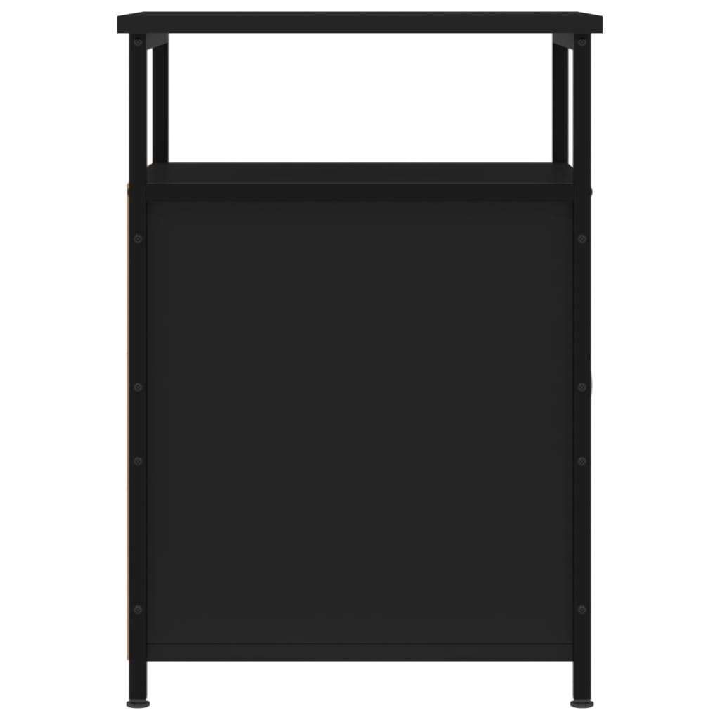 Tables de chevet 2 pcs noir 40x42x60 cm bois d'ingénierie - XIOS