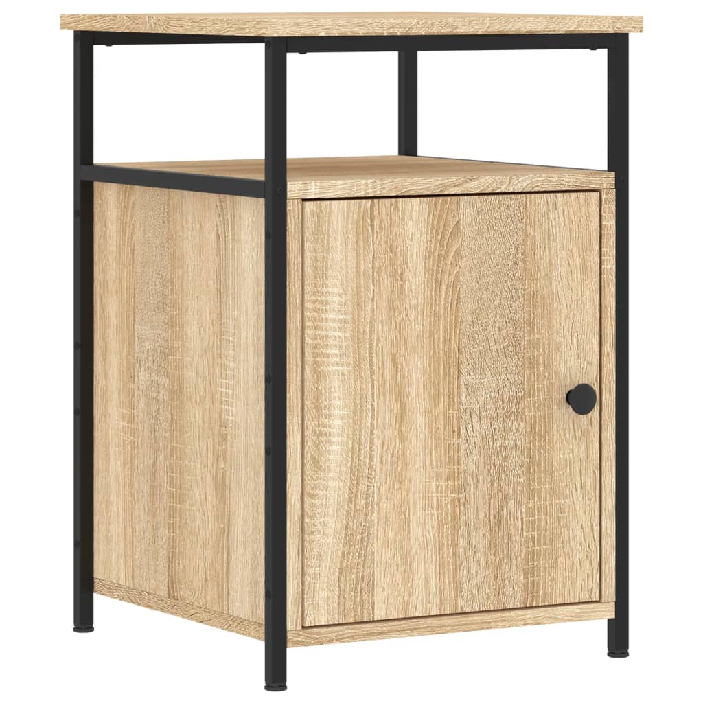 Table de chevet chêne sonoma 40x42x60 cm bois d'ingénierie - XIOS