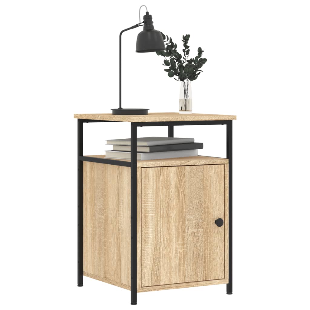 Table de chevet chêne sonoma 40x42x60 cm bois d'ingénierie - XIOS