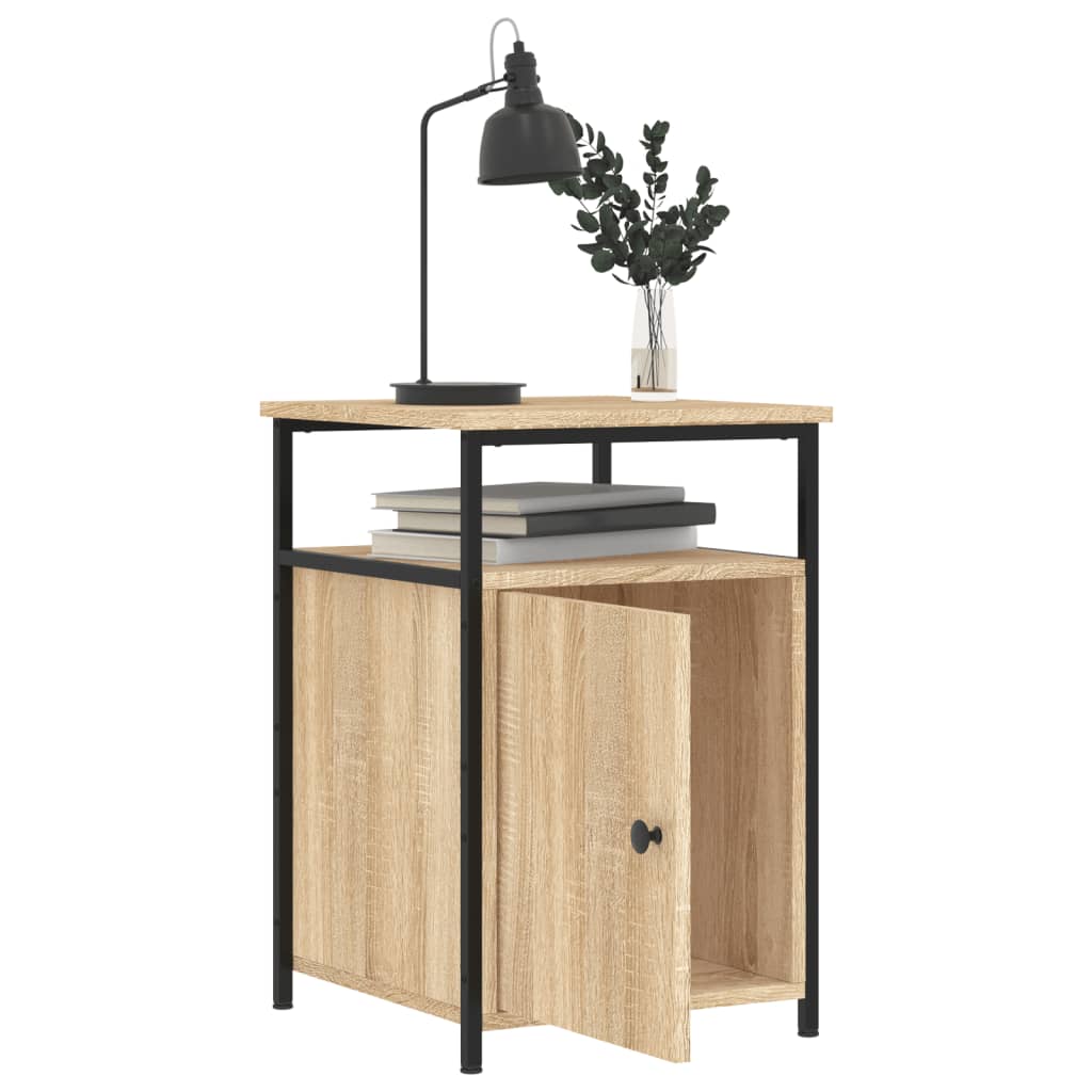 Table de chevet chêne sonoma 40x42x60 cm bois d'ingénierie - XIOS