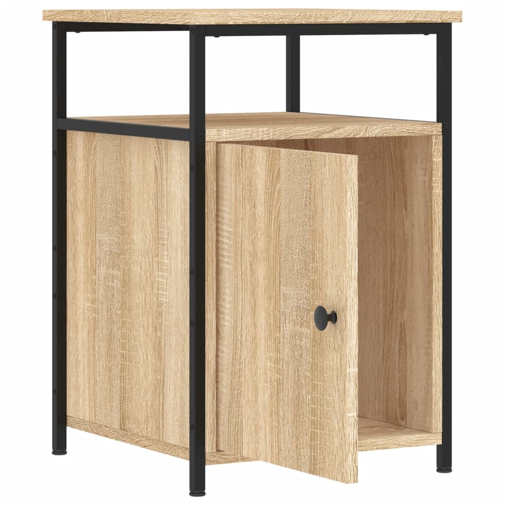 Table de chevet chêne sonoma 40x42x60 cm bois d'ingénierie - XIOS