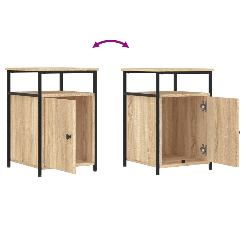 Table de chevet chêne sonoma 40x42x60 cm bois d'ingénierie - XIOS