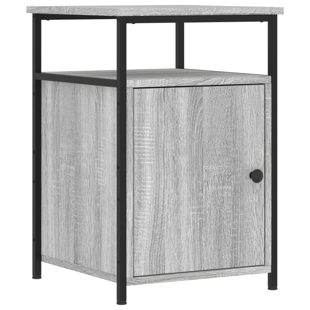 Tables de chevet 2 pcs sonoma gris 40x42x60cm bois d'ingénierie - XIOS
