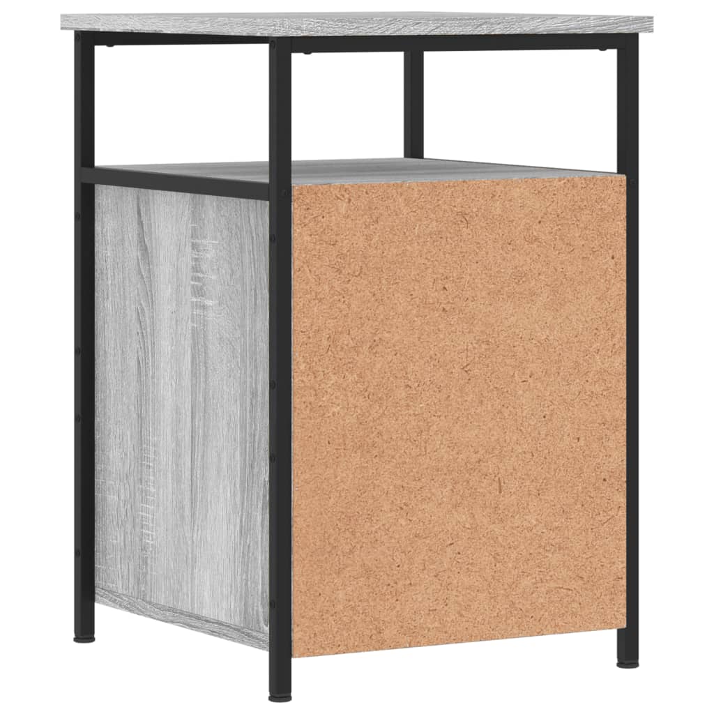 Tables de chevet 2 pcs sonoma gris 40x42x60cm bois d'ingénierie - XIOS