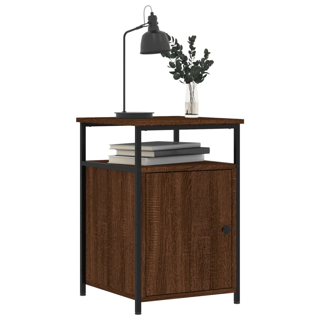 Tables de chevet 2pcs Chêne marron 40x42x60cm Bois d'ingénierie - XIOS