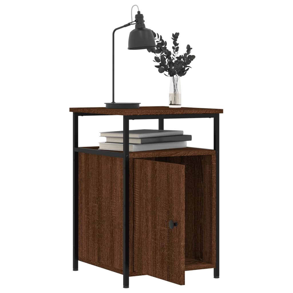 Tables de chevet 2pcs Chêne marron 40x42x60cm Bois d'ingénierie - XIOS