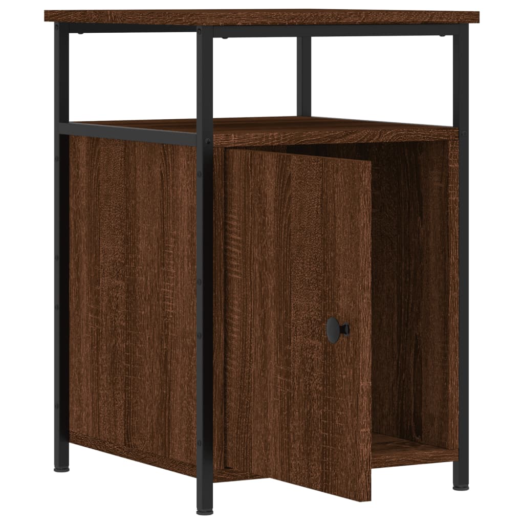 Tables de chevet 2pcs Chêne marron 40x42x60cm Bois d'ingénierie - XIOS