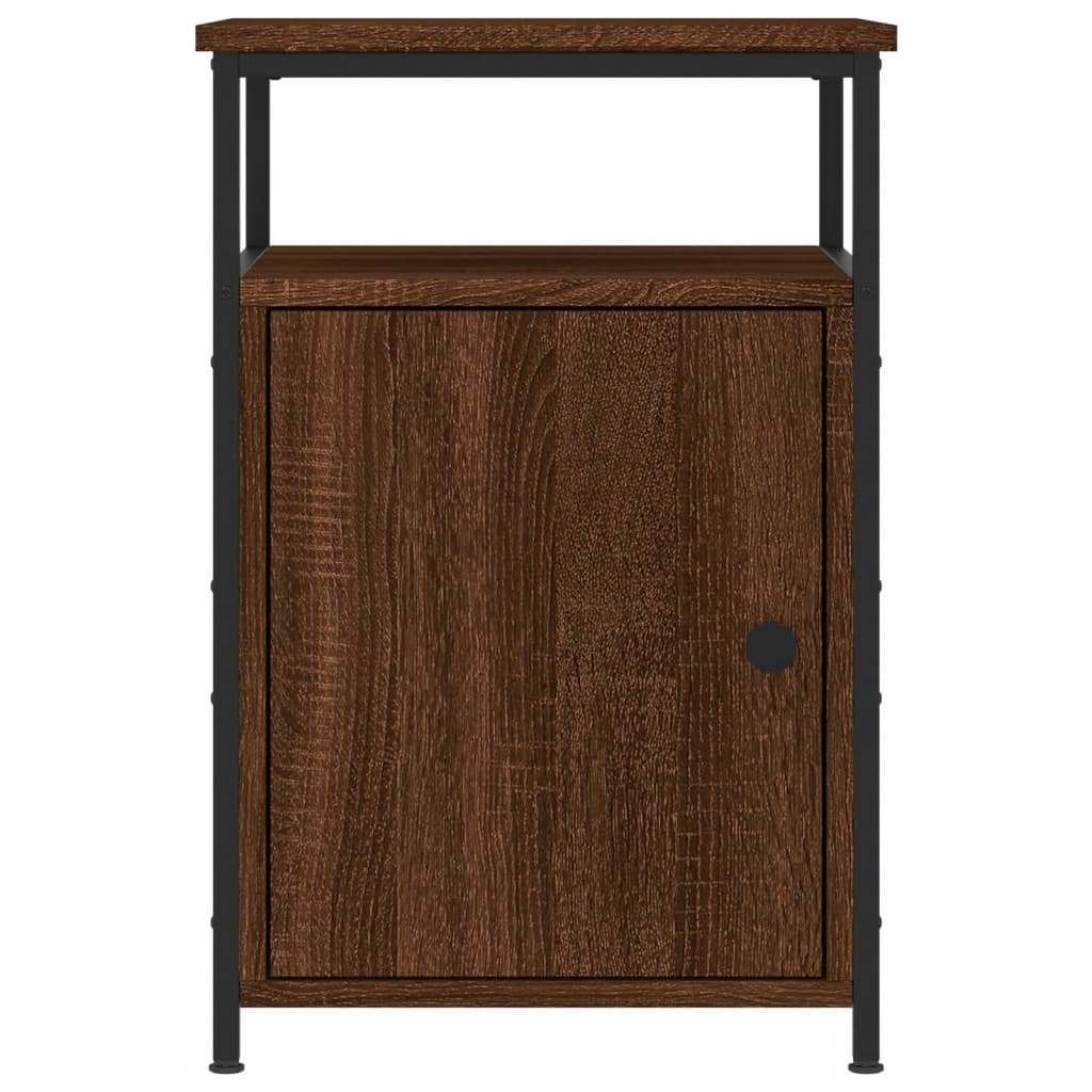 Tables de chevet 2pcs Chêne marron 40x42x60cm Bois d'ingénierie - XIOS
