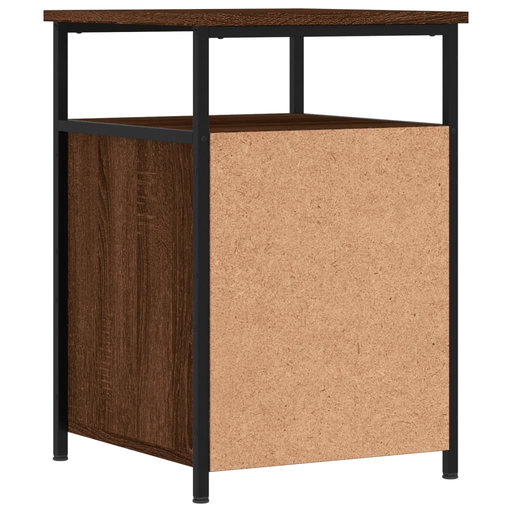 Tables de chevet 2pcs Chêne marron 40x42x60cm Bois d'ingénierie - XIOS