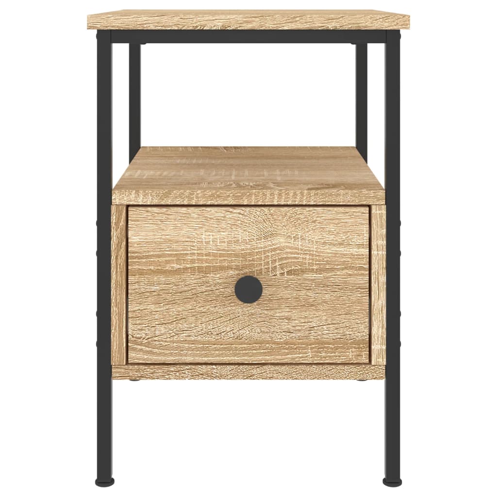 Table de chevet chêne sonoma 34x36x50 cm bois d'ingénierie - XIOS