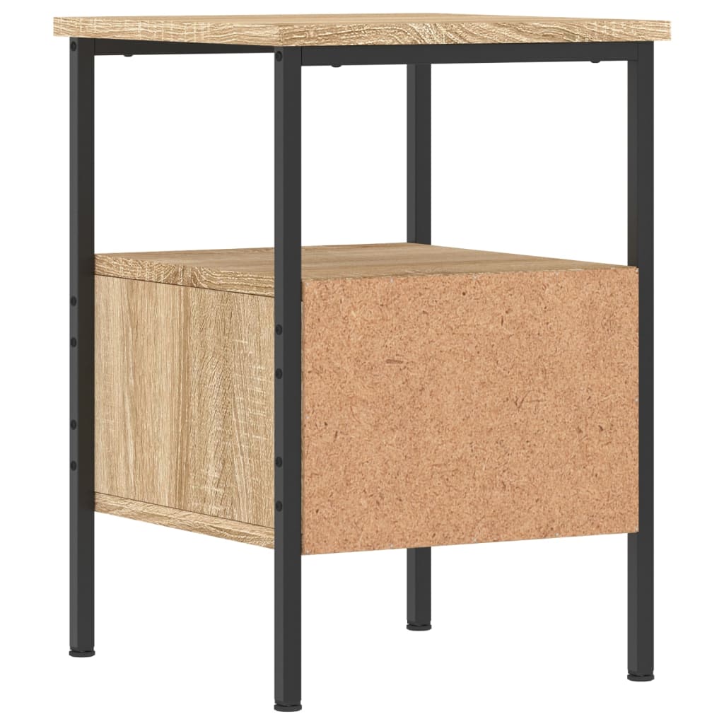 Table de chevet chêne sonoma 34x36x50 cm bois d'ingénierie - XIOS