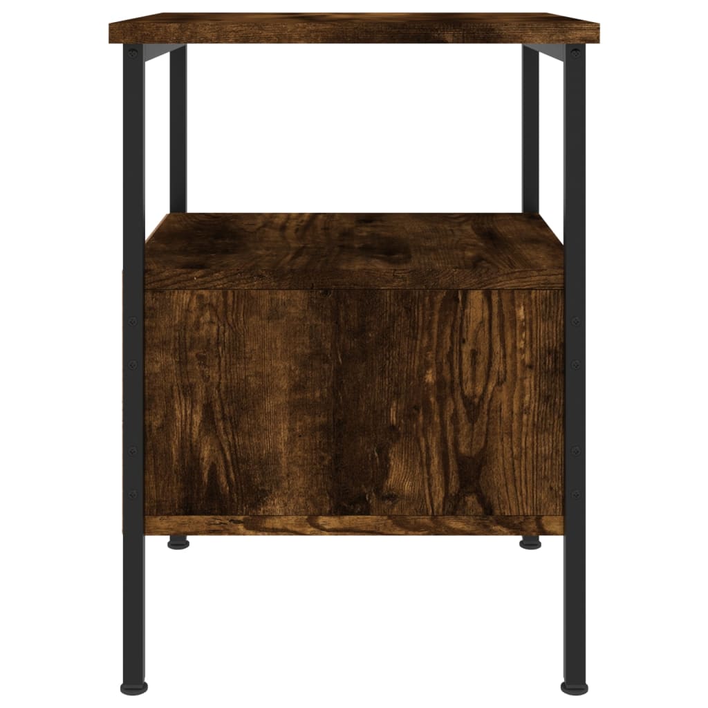 Tables de chevet 2 pcs chêne fumé 34x36x50 cm bois ingénierie - XIOS