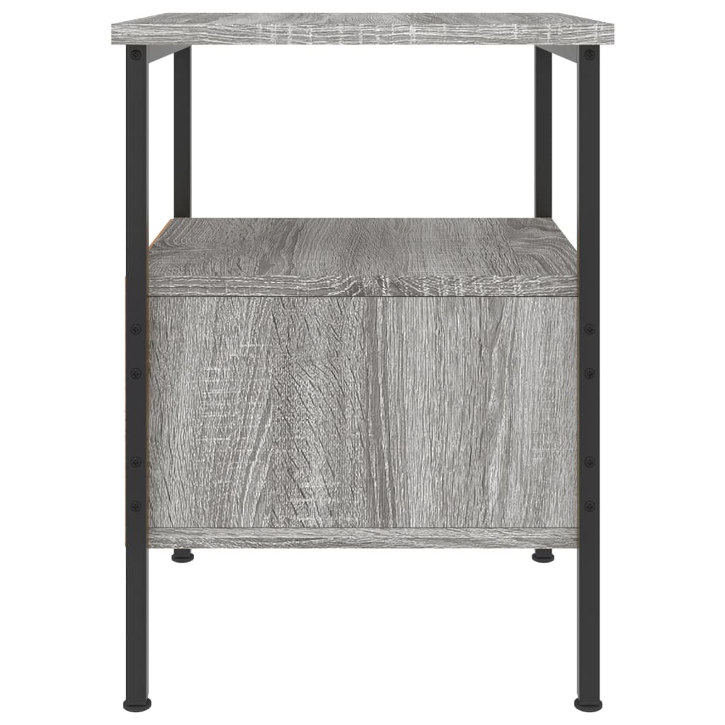Table de chevet sonoma gris 34x36x50 cm bois d'ingénierie - XIOS