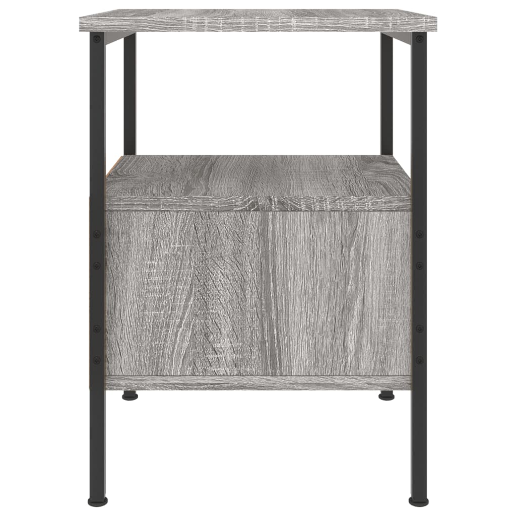 Tables de chevet 2 pcs sonoma gris 34x36x50cm bois d'ingénierie - XIOS
