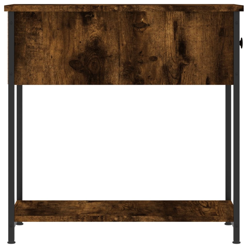Tables de chevet 2 pcs chêne fumé 30x60x60 cm bois d'ingénierie - XIOS
