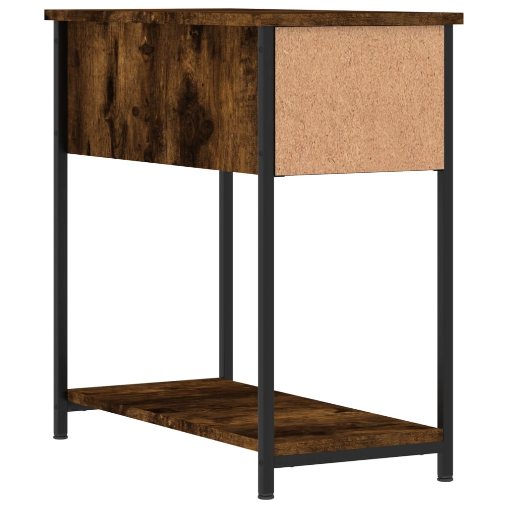Tables de chevet 2 pcs chêne fumé 30x60x60 cm bois d'ingénierie - XIOS