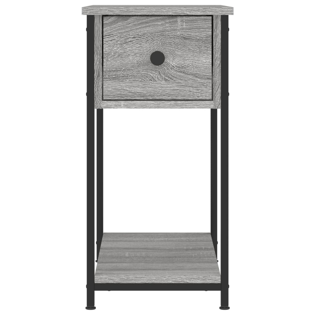 Table de chevet sonoma gris 30x60x60 cm bois d'ingénierie - XIOS