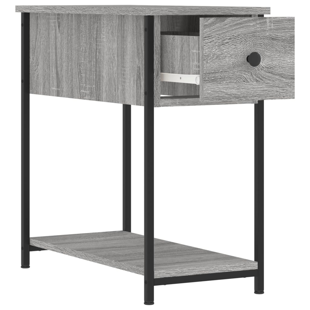 Table de chevet sonoma gris 30x60x60 cm bois d'ingénierie - XIOS