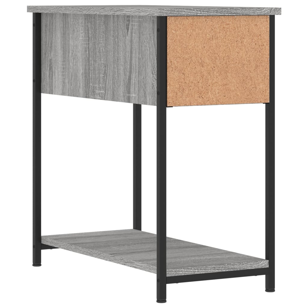 Table de chevet sonoma gris 30x60x60 cm bois d'ingénierie - XIOS