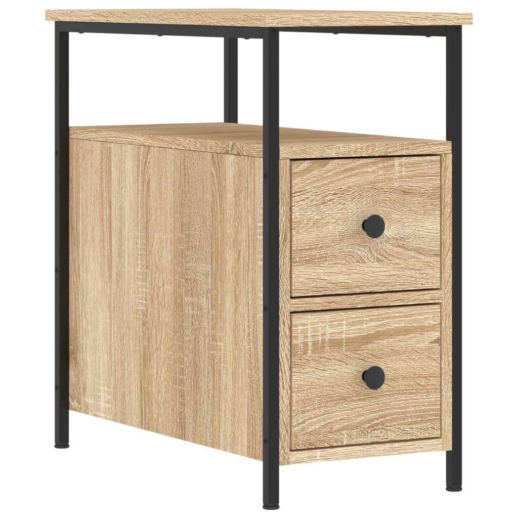 Tables de chevet 2 pcs chêne sonoma 30x60x60 cm bois ingénierie - XIOS