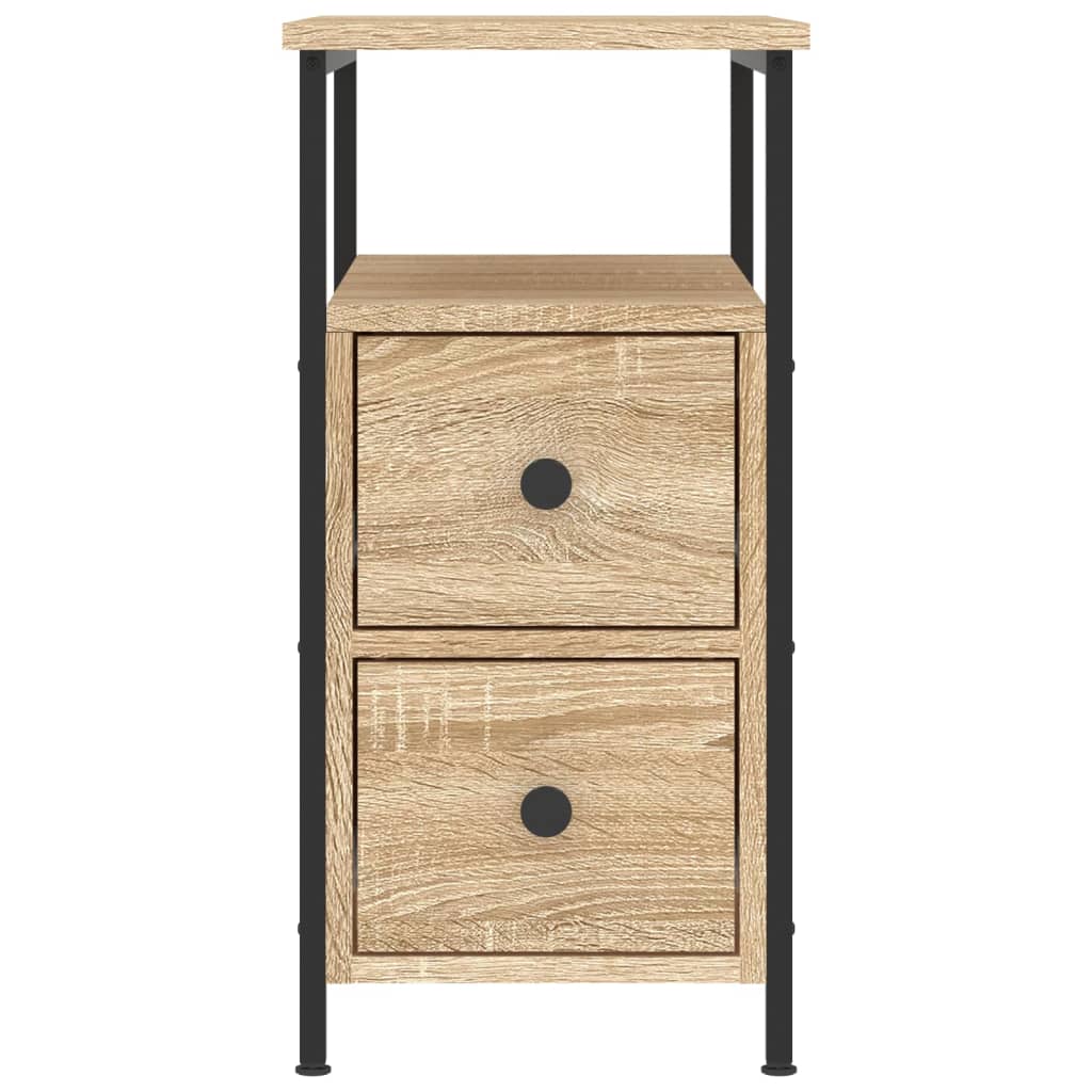 Tables de chevet 2 pcs chêne sonoma 30x60x60 cm bois ingénierie - XIOS