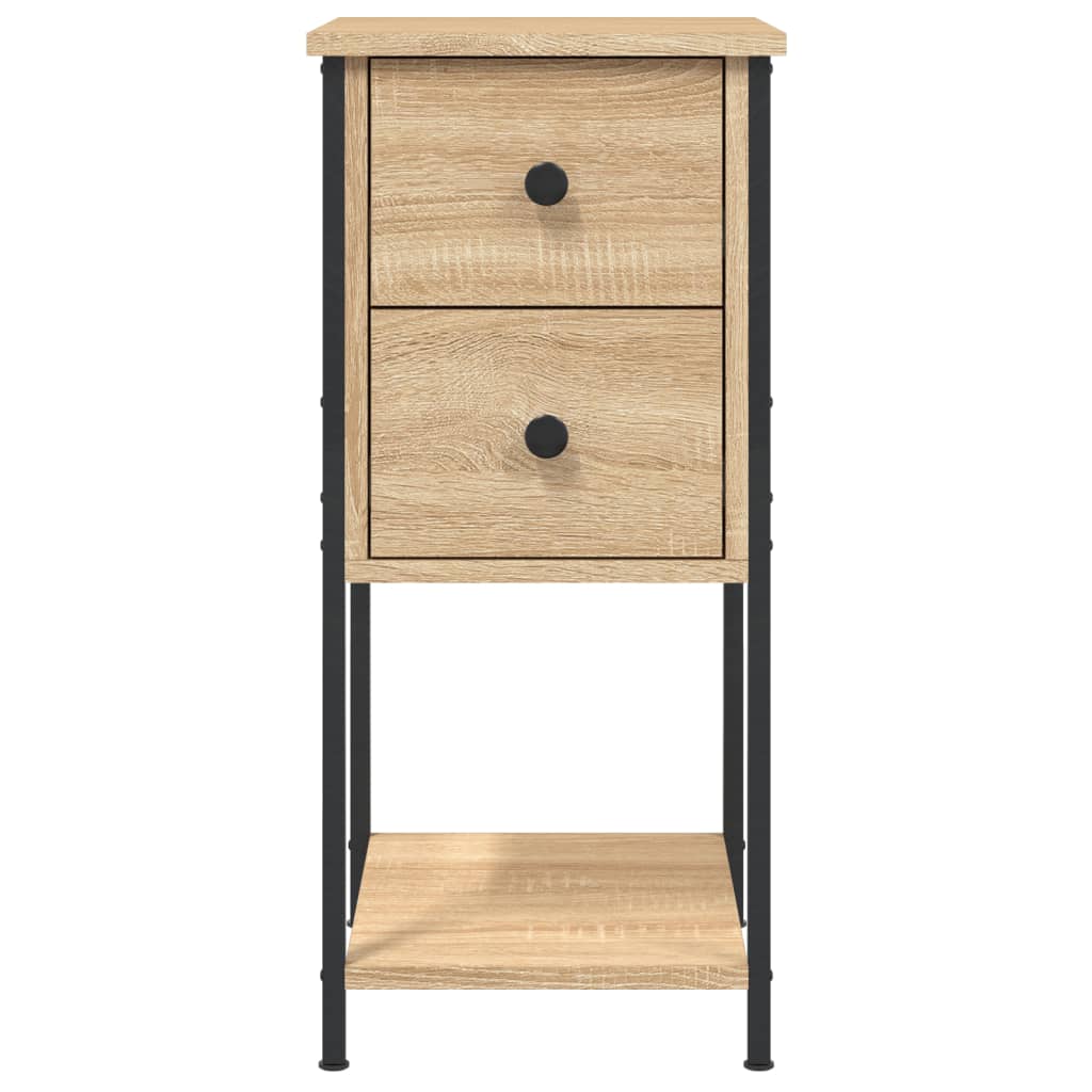 Table de chevet chêne sonoma 32x42x70 cm bois d'ingénierie - XIOS