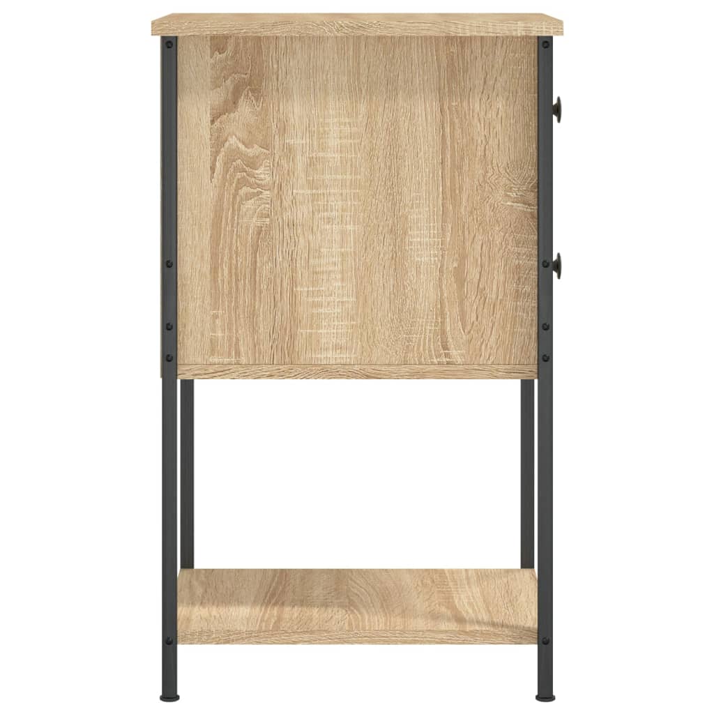 Table de chevet chêne sonoma 32x42x70 cm bois d'ingénierie - XIOS