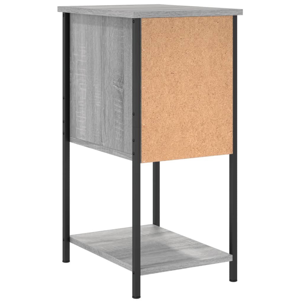 Table de chevet sonoma gris 32x42x70 cm bois d'ingénierie - XIOS