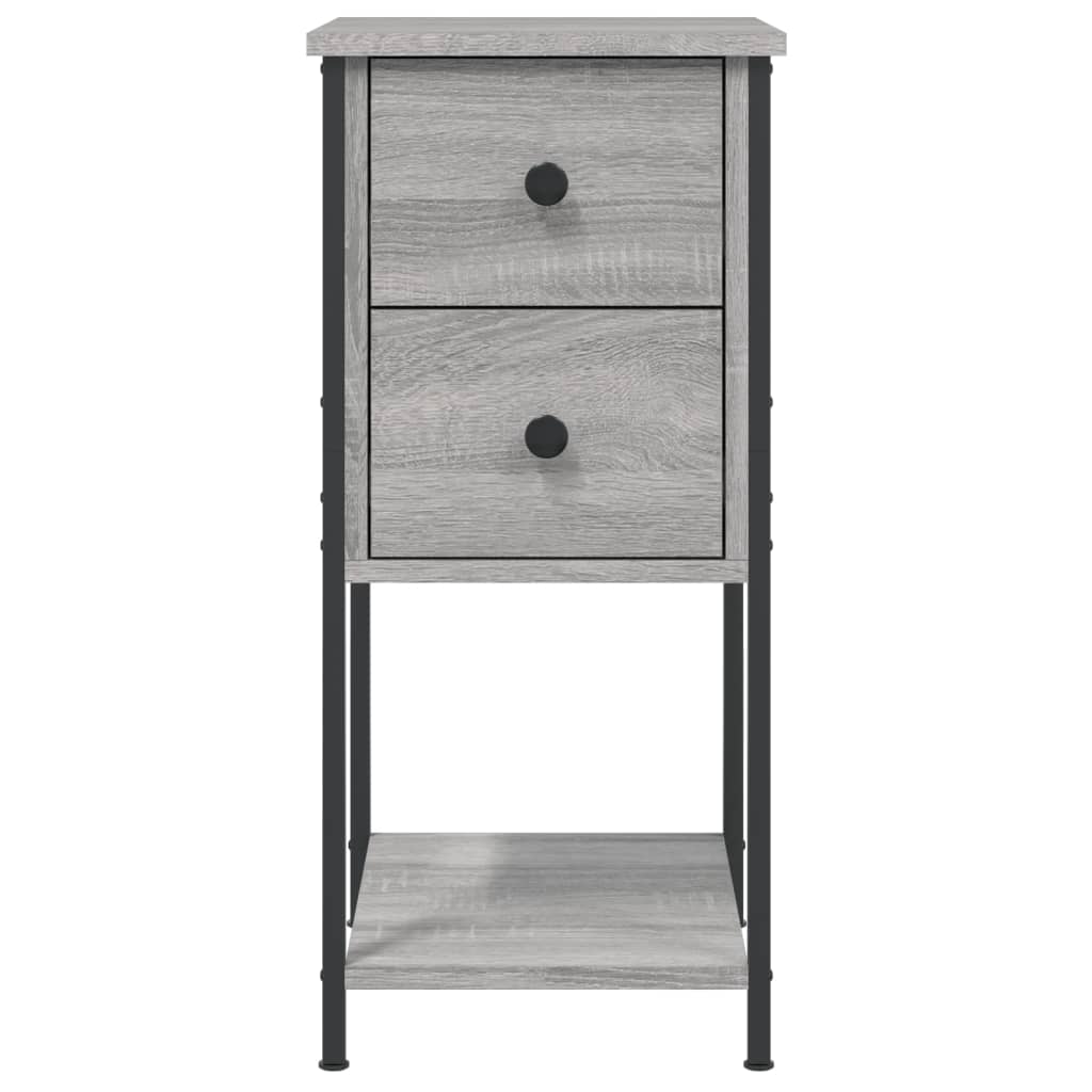 Tables de chevet 2 pcs sonoma gris 32x42x70cm bois d'ingénierie - XIOS